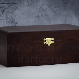 Шкатулка на 2 игрушки Шкатулка коричневая Шкатулка 255 x 135 x 100 мм.
