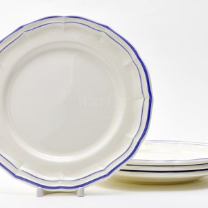 Набор тарелок столовый FILET BLEU 4 предмета GIEN Рошель 260 мм.