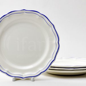 Набор тарелок десертный FILET BLEU 4 предмета GIEN Рошель 232 мм.