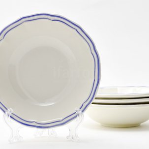 Набор салатников столовый FILET BLEU 4 предмета GIEN Рошель 170 мм.