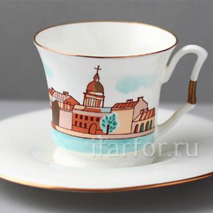 Чашка с блюдцем Петербург 1/2 Юлия 145 мл.