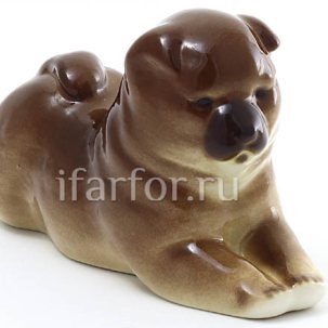 Скульптура Чау-чау 155 x 85 мм.