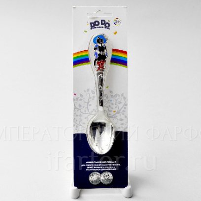 Ложка детская Кот в сапогах Тактильная