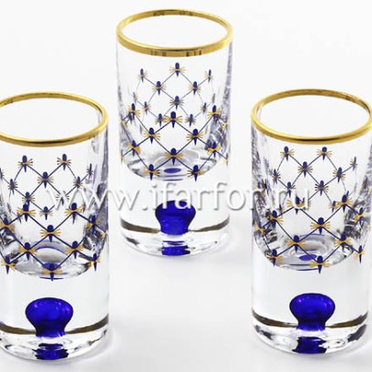 Стопка для водки Кобальтовая сетка 6/6 Европейская
