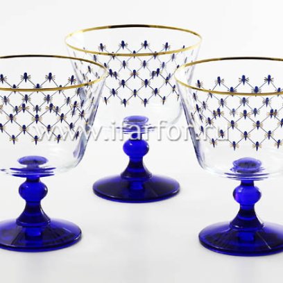 Набор креманок Кобальтовая сетка 6/6 Европейская