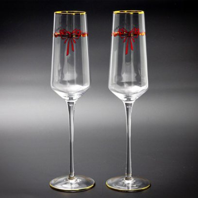 Набор бокалов для шампанского в подарочной коробке Календа 2/2 Европейская