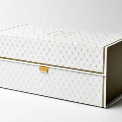 Подарочная упаковка Белый Короб на магнитах