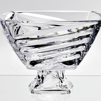 Фруктовница на ножке Facet Crystalite Bohemia