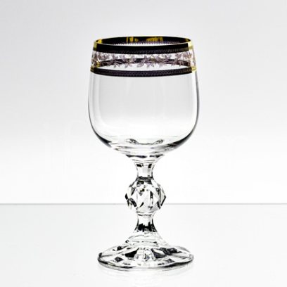Бокал для вина Золотой лист Клаудия