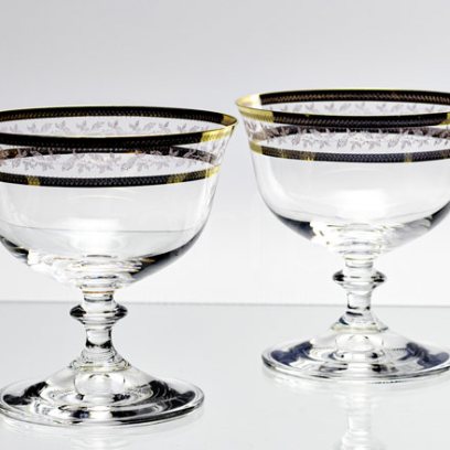 Набор креманок Золотой лист 4/4 Анжела