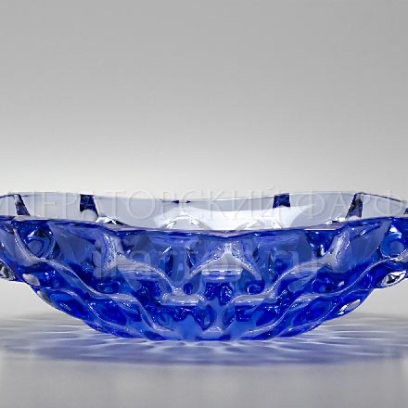 Ваза для фруктов Синий BOHEMIA TREASURY