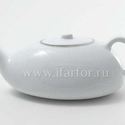 Чайник «Bord Platine Brillant 3176» Форма: Epure. Твердый фарфор. 750 мл.