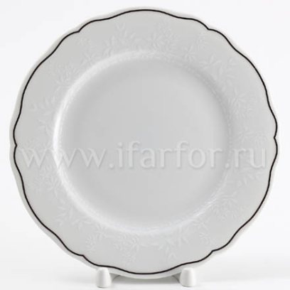 Тарелка десертная «Passion Platine 6828» Твердый фарфор. 190 мм.