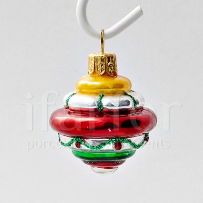 Елочная игрушка Волчок