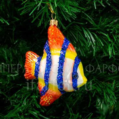 Елочная игрушка Рыба-Ангел