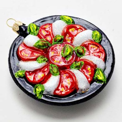 Елочная игрушка Салат Капрезе