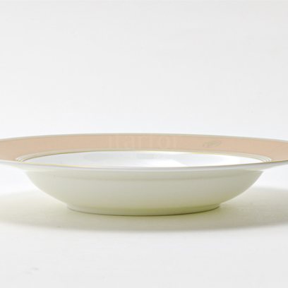 Тарелка глубокая Магнифик бежевый