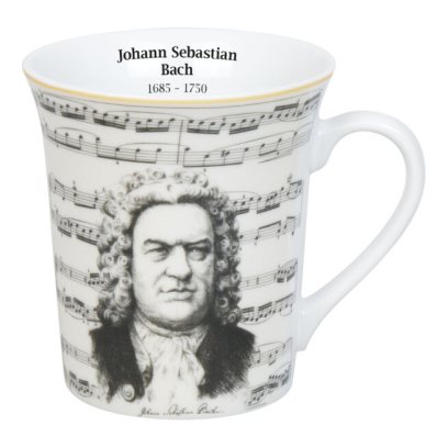 Кружка «Composers Bach» Фарфор. 410 мл.