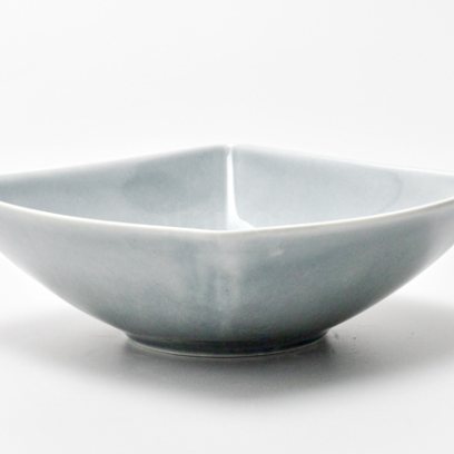 Салатник квадратный Акварель (темно-серый) Принц