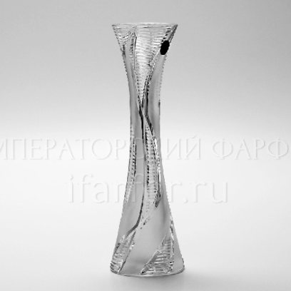 Ваза для цветов «Зигзаг» Форма: Флейта. Хрусталь. 70 x 260 мм.