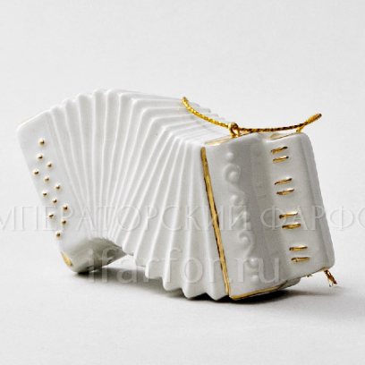 Елочная игрушка Гармонь Музыкальные инструменты. Гармонь