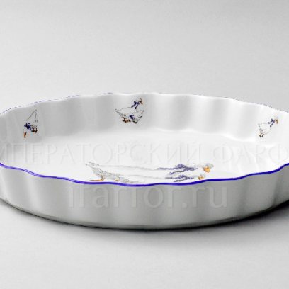 Форма для запекания круглая Гуси Круглая