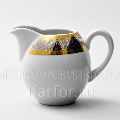 Сливочник Широкий кант платина золото Опал