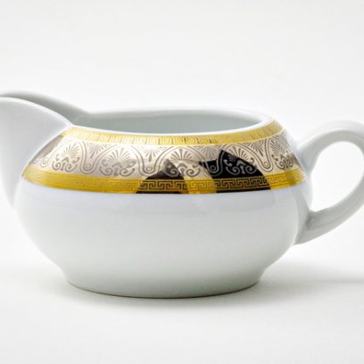 Сливочник второй сорт Широкий кант платина золото Опал