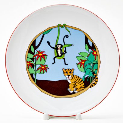 Тарелка мелкая Джунгли