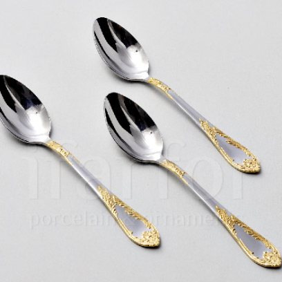 Набор столовых приборов чайный С покрытием золотом 24 карата 6/6 Императорский