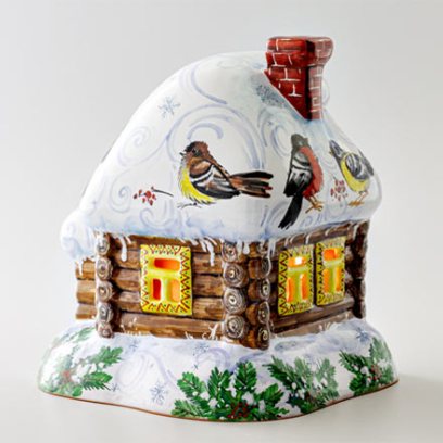 Подсвечник Избушка. Зима Избушка