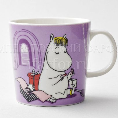 Кружка Фрекен Снорк (сиреневая) Arabia MOOMIN