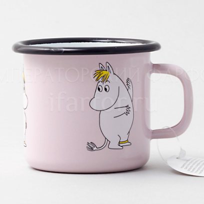 Кружка Retro Фрекен Снорк (розовая) Muurla