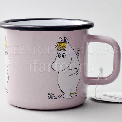 Кружка Retro Фрекен Снорк (розовая) Muurla