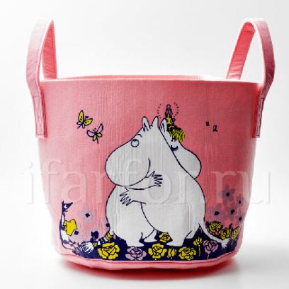 Корзина для хранения «Объятия» Форма: Arabia MOOMIN. Текстиль, ПВХ
