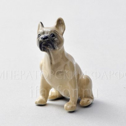 Скульптура Французский малый бульдог Палевый