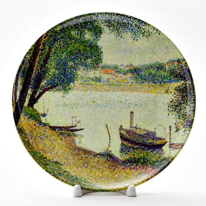 Декоративная тарелка Серая погода, Гран Жатт