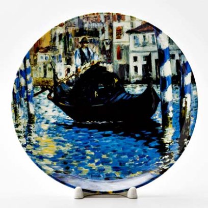Декоративная тарелка Большой канал в Венеции