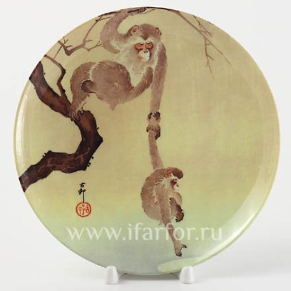 Декоративная тарелка Мама с ребенком