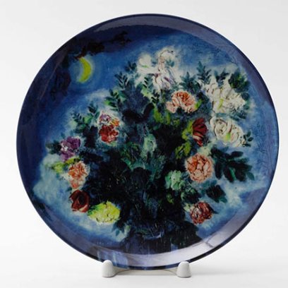 Декоративная тарелка Букет