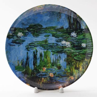 Декоративная тарелка Водяные лилии