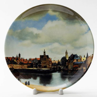 Декоративная тарелка Вид Делфта