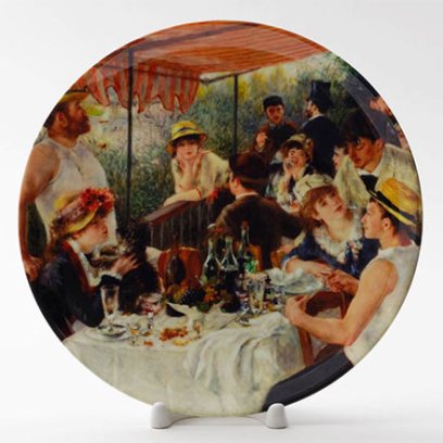 Декоративная тарелка Завтрак гребцов