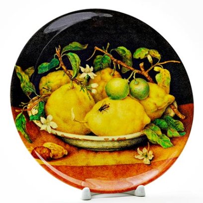 Декоративная тарелка Натюрморт с чашей лимонов