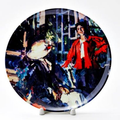 Декоративная тарелка У окна