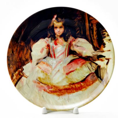 Декоративная тарелка Соролла и Бастида Хоакин Портрет девочки