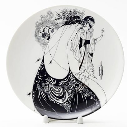 Декоративная тарелка Павлинье платье