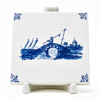 Изразец Голландский. На мосту