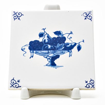 Изразец Голландский. Ваза с фруктами 2