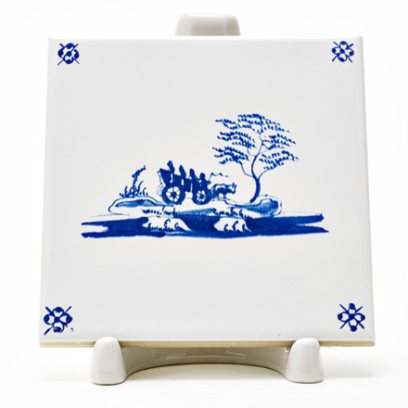 Изразец Голландский. Телега